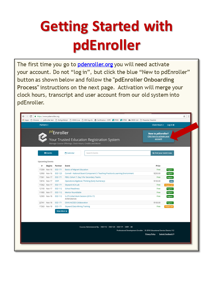pdEnroller User Guide slide 2 of 5