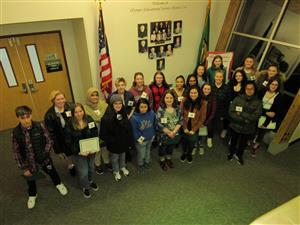 Student Artists who Attended the OESD 114 Art Show Reception March 2, 2020 