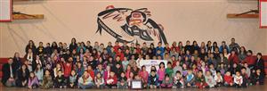 Neah Bay Elementary - the WHOLE student body! 